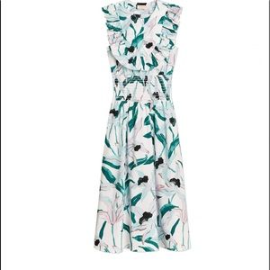 Tory Burch floral cotton dress NWOT size 4